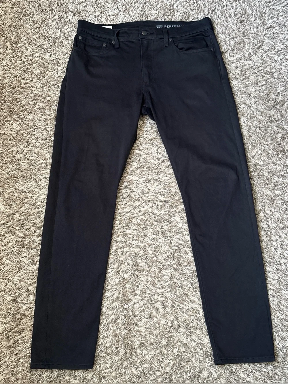 Levi’s Premium Men’s Black Performance Pants, 33x32